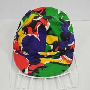 Vintage KROMER Abstract Multi-Color Welders Hat